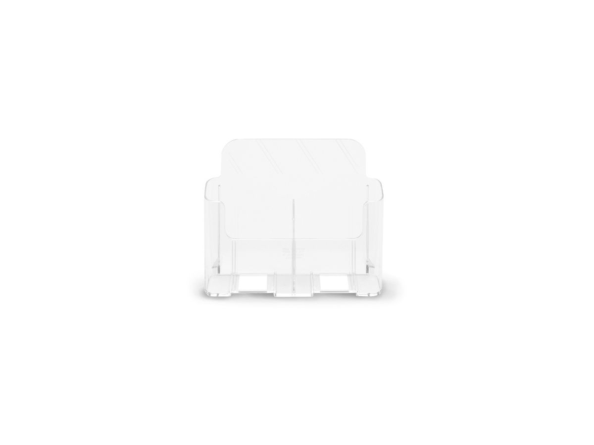 DEFLECTO Supp. per broch. A4 74501 transparent verticale 2scomp. (0079916745015)