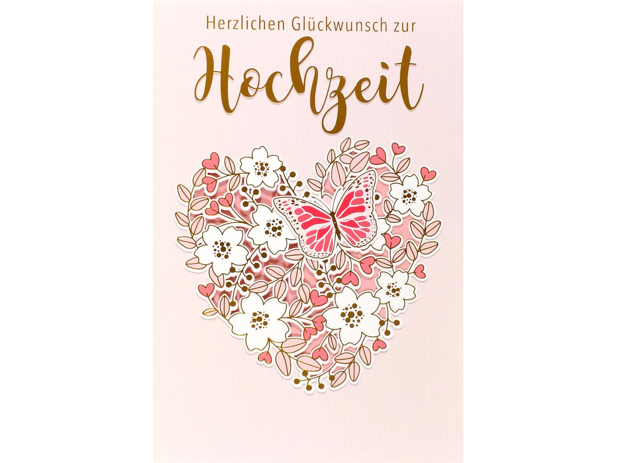 ABC Hochzeitskarte Lasercut 1120009300 B6 ()