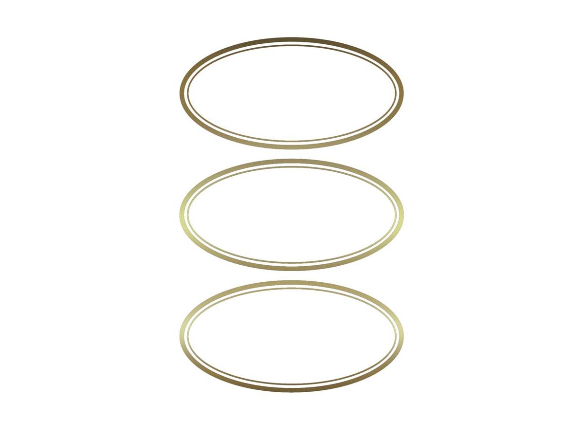 Z-DESIGN Etiquettes ménage 59419 or 2 pcs. (4004182594193)