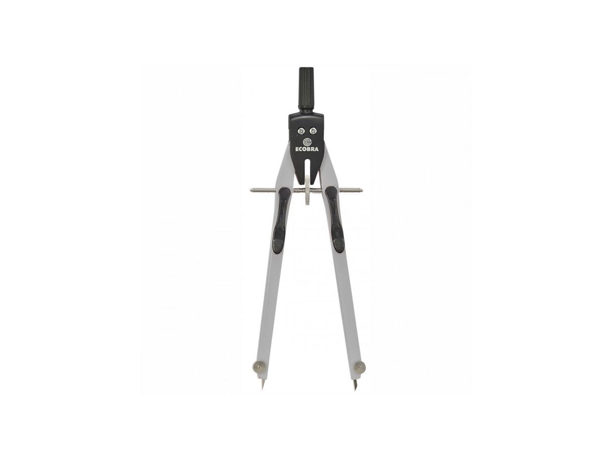 ECOBRA Zirkel Duo-Tec 17cm 426124 350mm, silber (4011123652805)