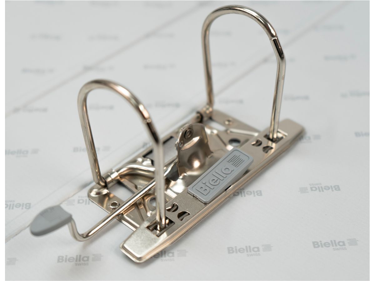 BIELLA Ordner Plasticolor 4cm 10750420U gelb A5 (7611365258048)