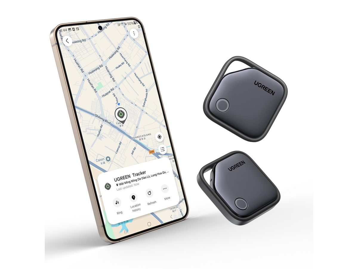 UGREEN Tracker Samsung SmartThings 55769P Doublepack CR2032,Black (6941876269853)