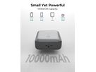 AUKEY Spark Mini 10000, 20W, PD,QC PB-Y55 GR Powerbank,Gray,USB-C,USB-A (0689323789283)
