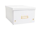 EXACOMPTA Scatola portaoggetti Neo Deco 62358E bianco, A4+ 27x36x19cm (3130630623588)