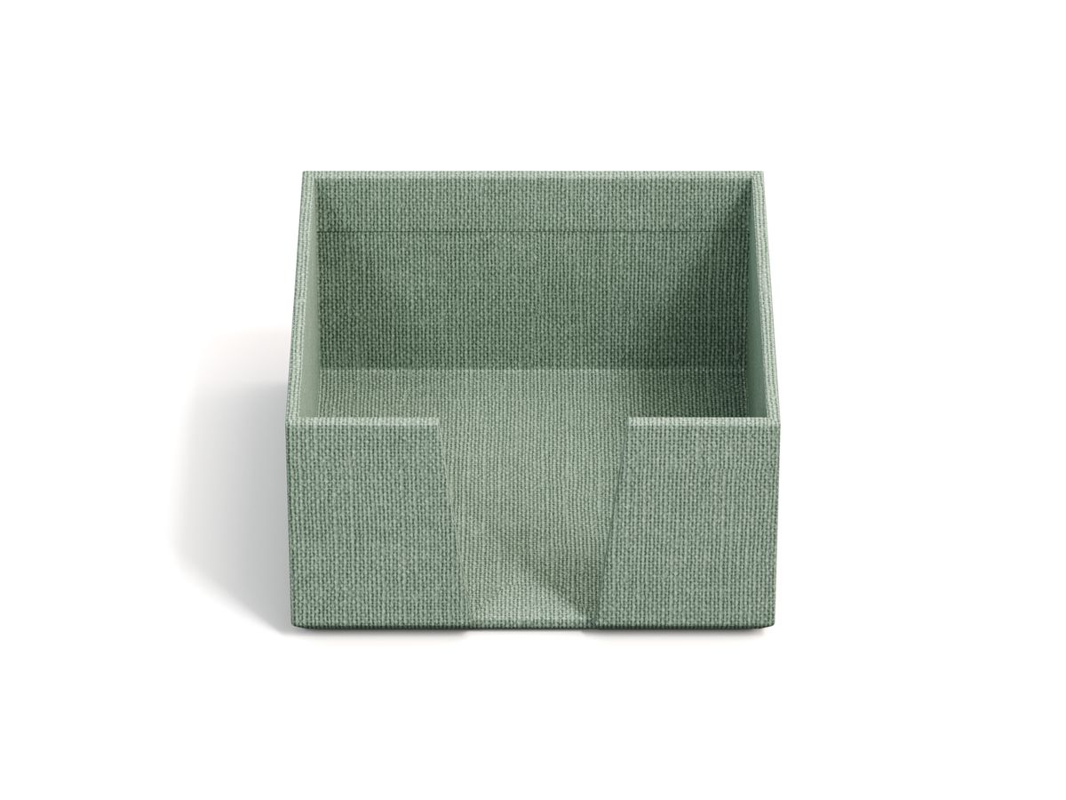 BIGSO BOX OF SWEDEN Portamemo James 110x110mm 2711C1601 in lino, verde menta (7330061069207)