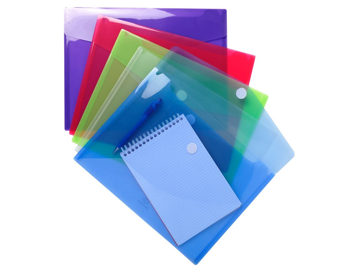 EXACOMPTA Borsa documenti A4 56420E PP, assortiti (3130631564200)