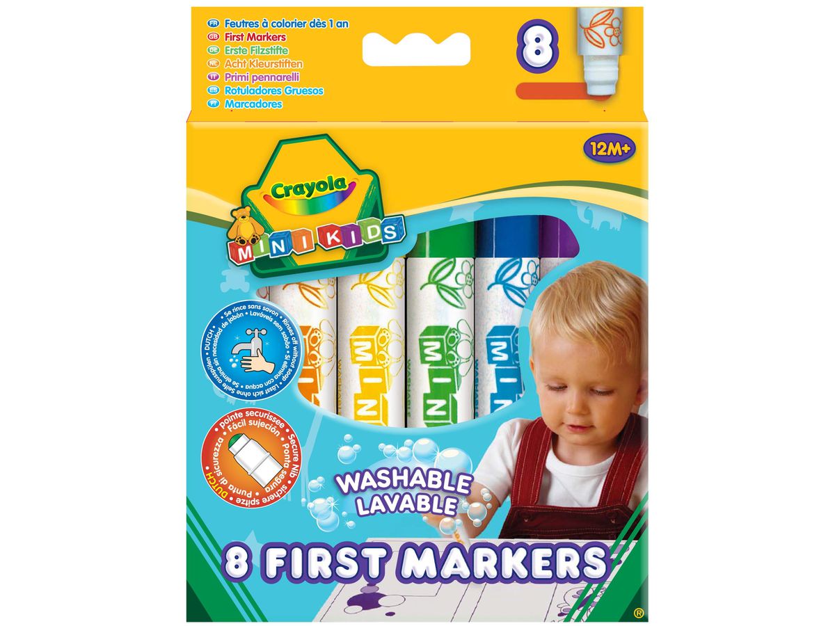 CRAYOLA Erste Filzstifte 81-8324 8 Stück (5010065083240)