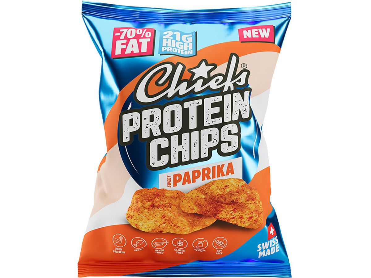 CHIEFS Protein Chips Sweet Paprika 5013 80g (7640151714864)