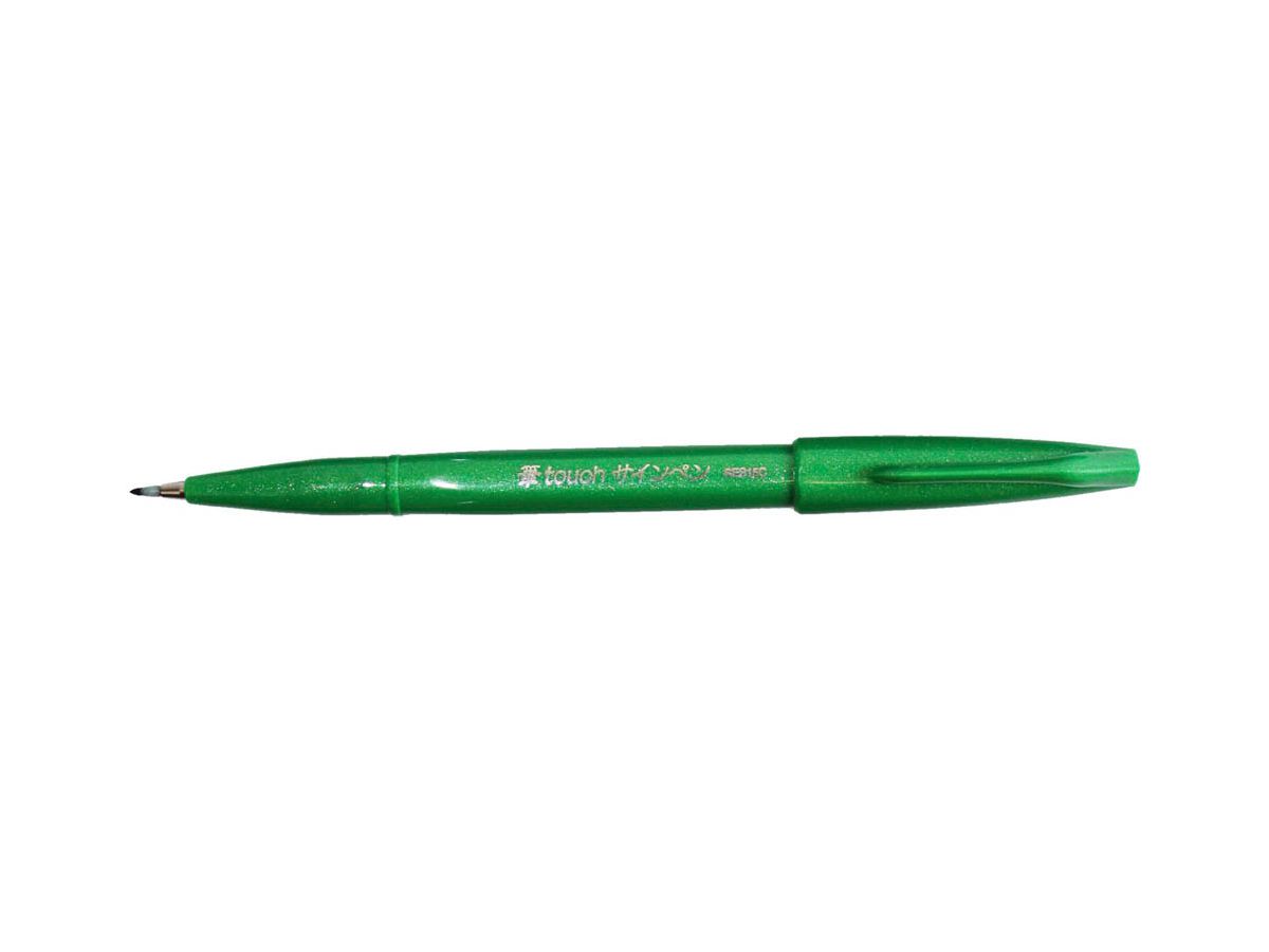 PENTEL Brush Sign Pen SES15C-D verde (4902506287083)