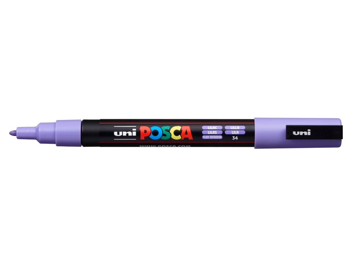 POSCA Marker 0.9-1.3mm PC-3M LILAC lila, Rundspitze (4902778036839)