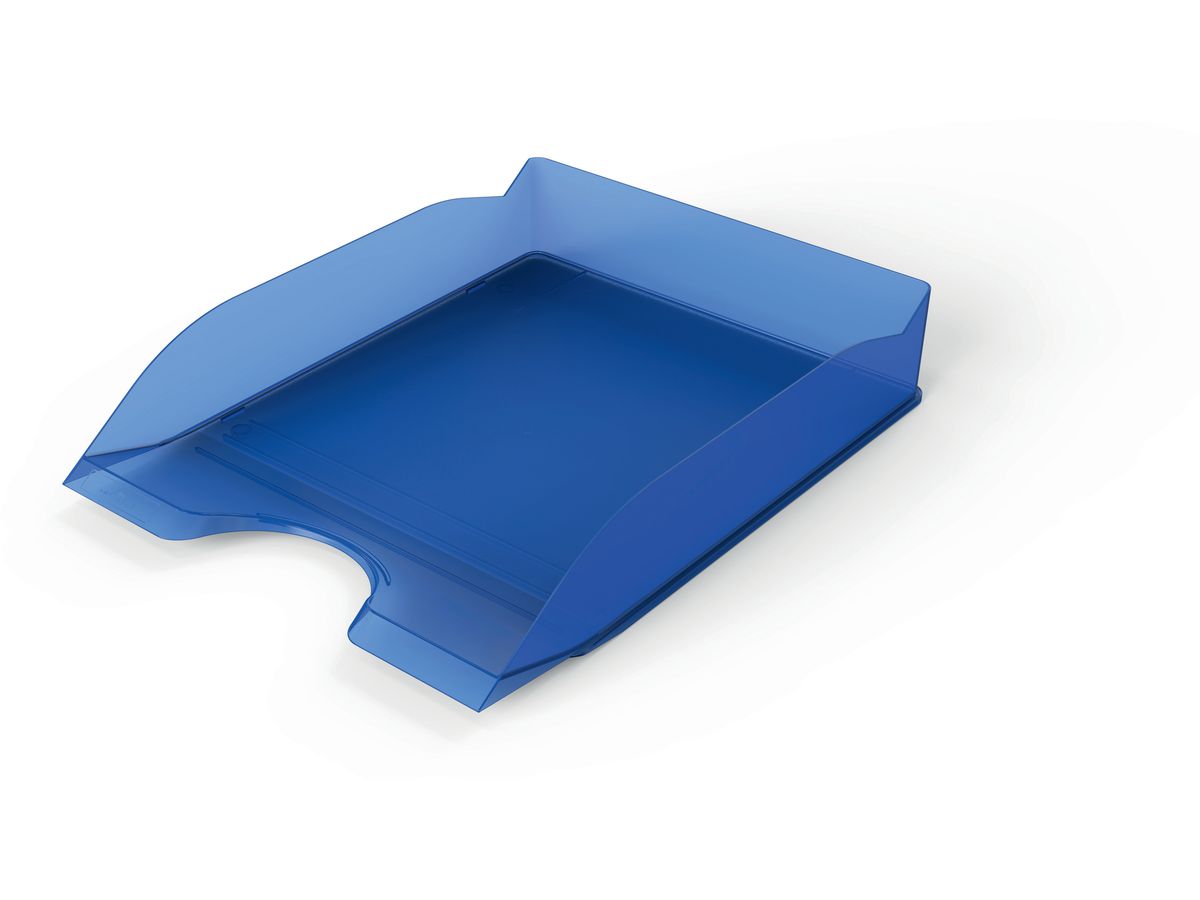 DURABLE Cestino portadocumenti A4 1701674540 blu-trasparente (4005546741963)