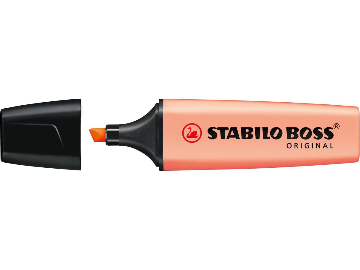 STABILO Textmarker BOSS Pastell 70/126 peach (4006381492386)