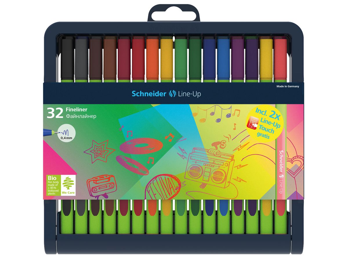 SCHNEIDER Fineliner Line-Up 0.4mm 191091 32 pz. (4004675109149)