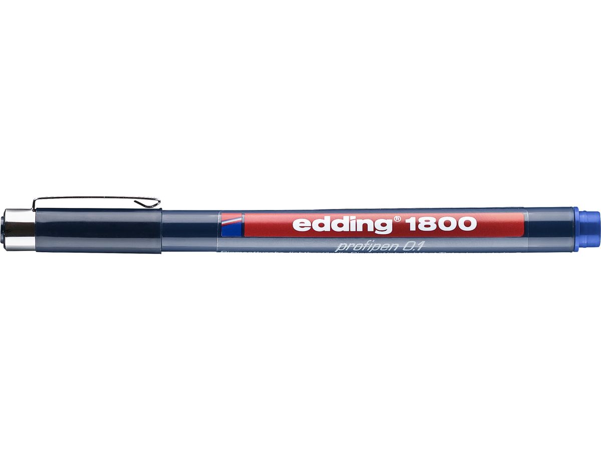 EDDING Profipen 1800 0.10-0.25mm 1800-3-01 blu (4004764043873)
