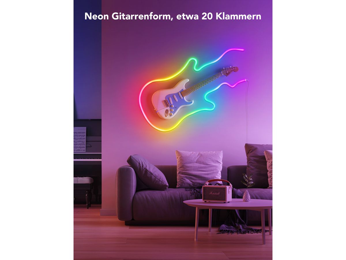 GOVEE Clips de fixation H1000001 pour Neon Rope Light 20 pcs. (6974316992295)