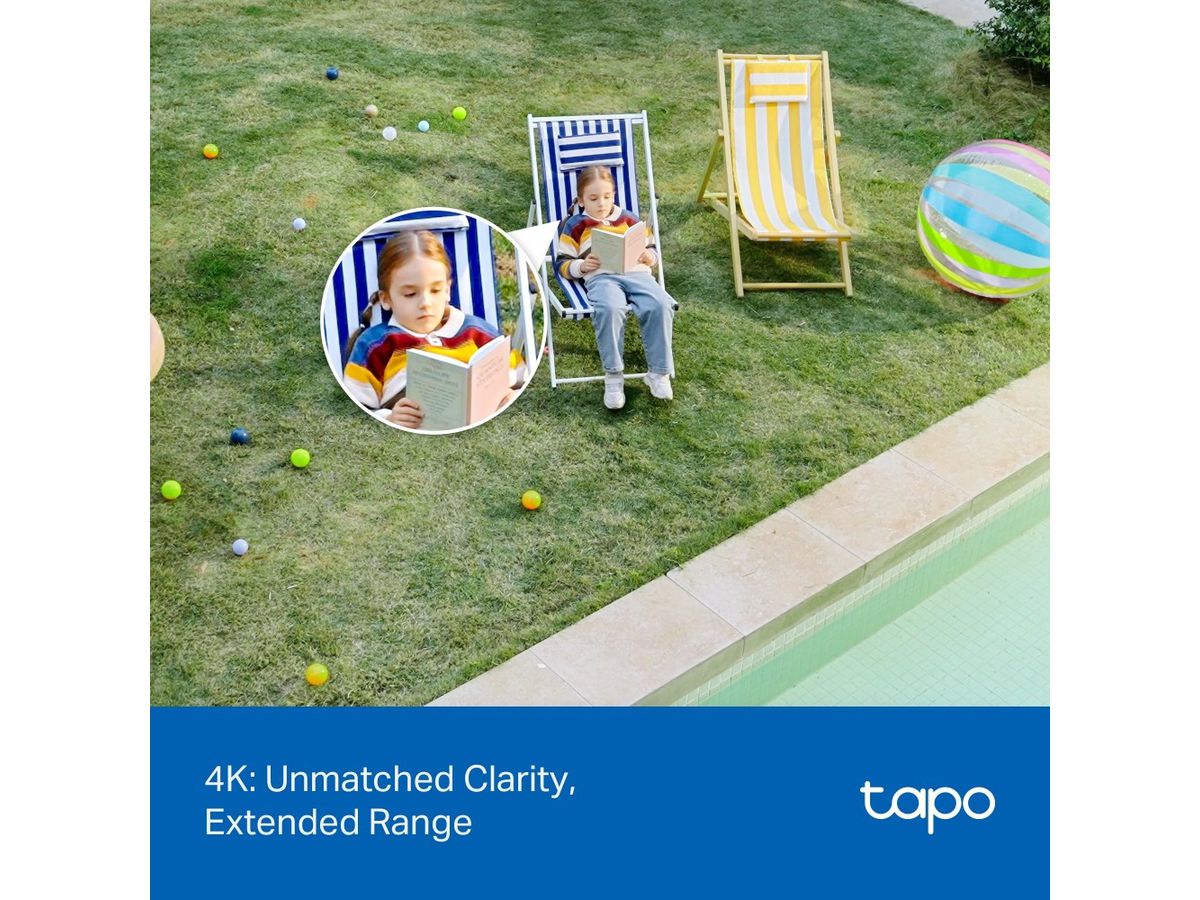 TP-LINK Outdoor Pan/Tilt Security Cam Tapo C560WS 4K, Smart AI (1210002602693)