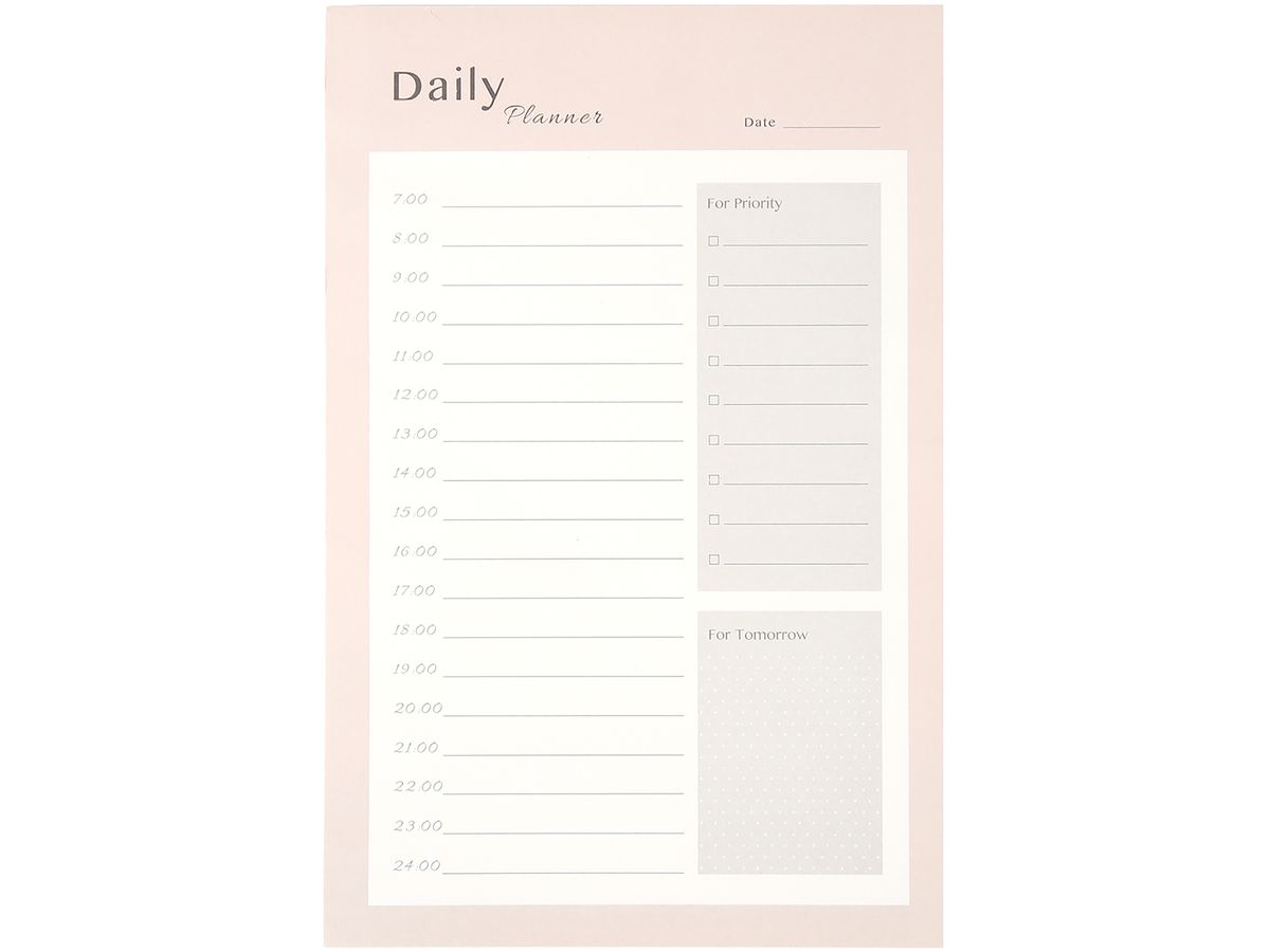 I AM CREATIVE Agenda journalier 14x21cm 4005.4 rose 80 feuilles (7611983211982)