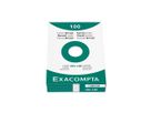 EXACOMPTA Schede rugoso A6 13809B bianco 100 pzi. (3130630138099)