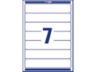 AVERY ZWECKFORM Ordner-Etiketten 38x192mm L4760-25 weiss 210 Stück/25 + 5 Blatt (4004182047606)