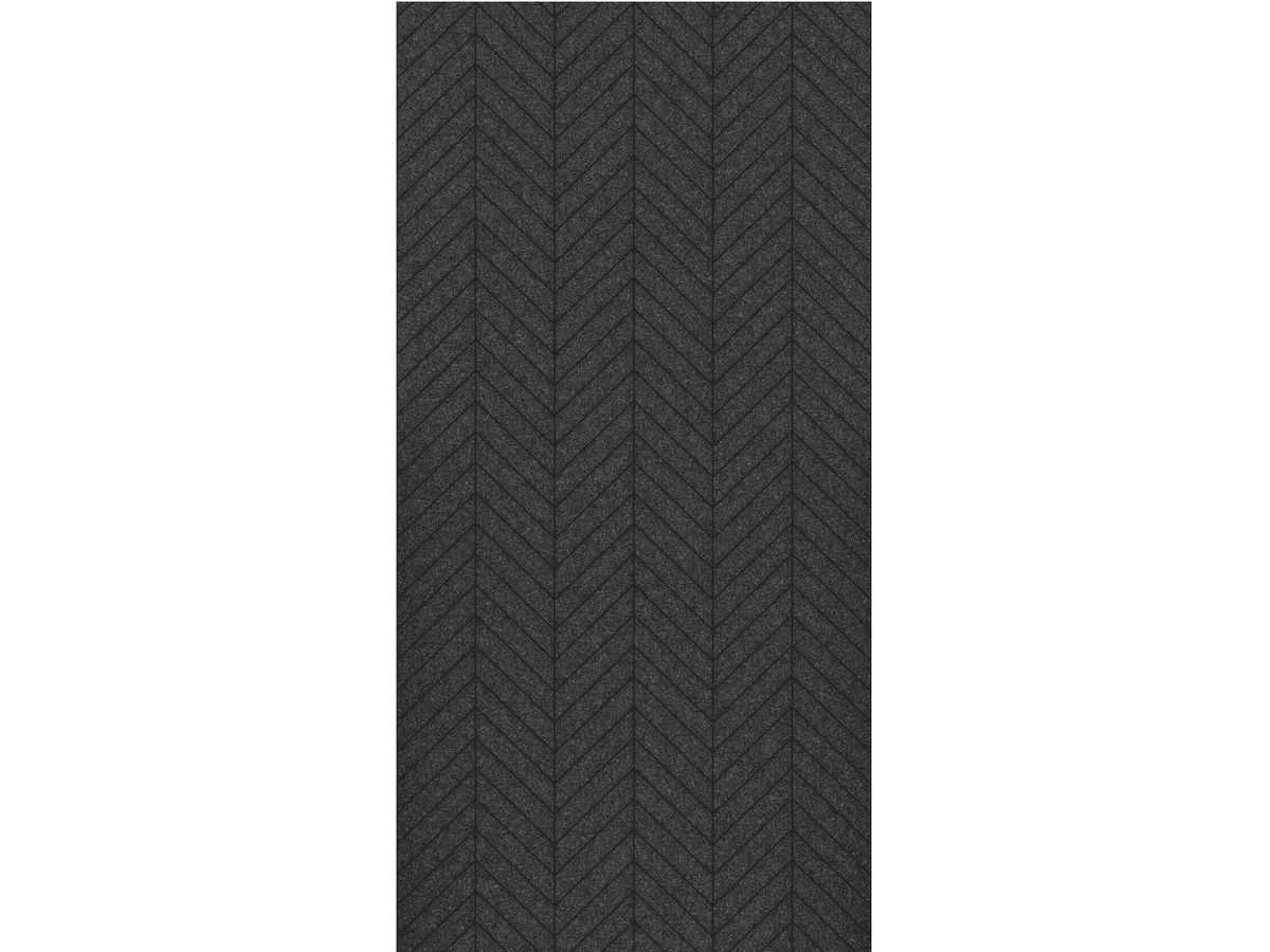 SUONO Panneaux muraux 240x120x1.2cm 3411.U12.2650 STRUCTURE, noir 2 pcs. (7640439765564)