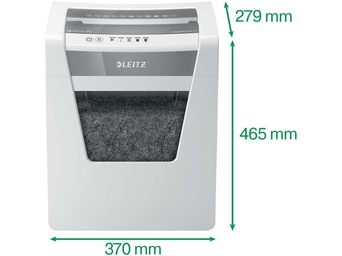 LEITZ Distruggi documenti IQ 8002-20-00 Office, P-5, 23lt (4002432119165)