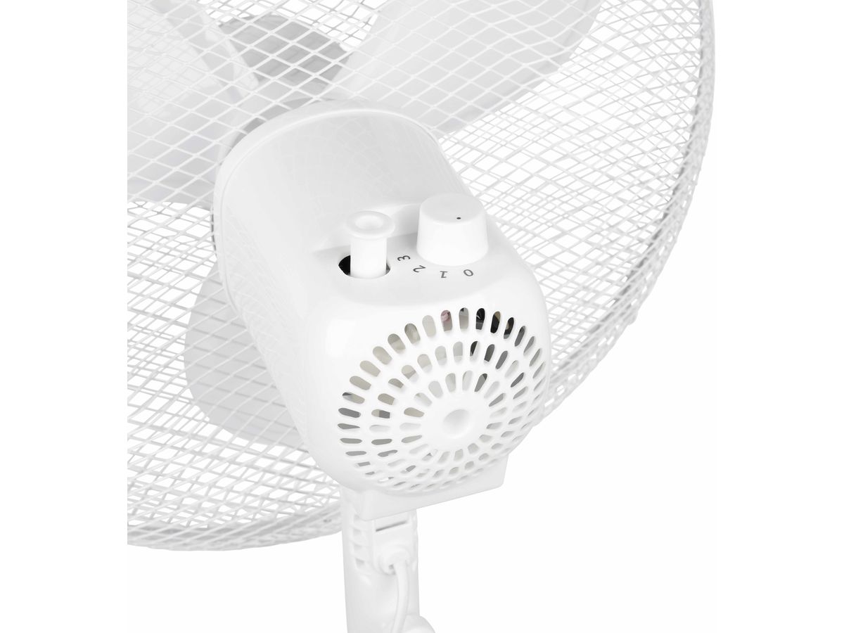 TRISTAR Ventilatore a piantana 40cm VE-5757 bianco (8712836980013)