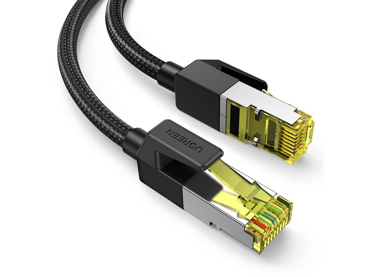 UGREEN Cable Cat 7 Ethernet 80423 Braided, 2m (BB) (6957303884230)