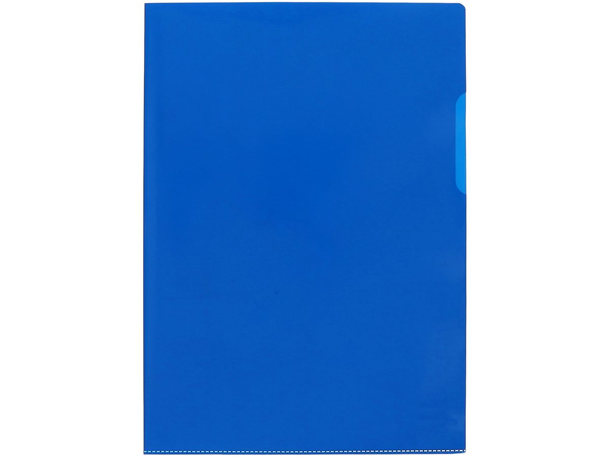 NOVOOO Pro Sichtmappen 120 my A4 400208199 blau, genarbt 100 Stück (9010729131443)