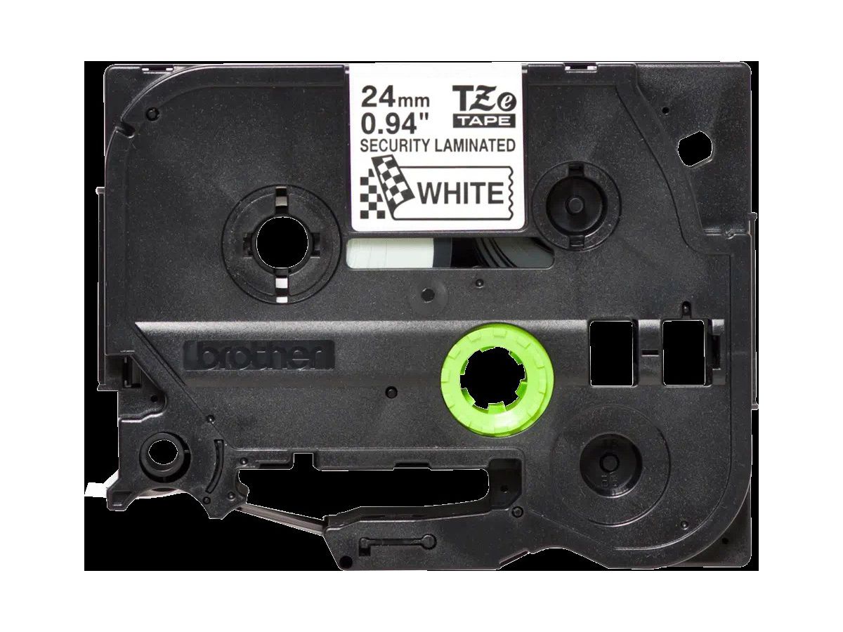 PTOUCH Ruban de sécurité noir/blanc TZE-SE5 pour PT 24 mm (4977766766869)