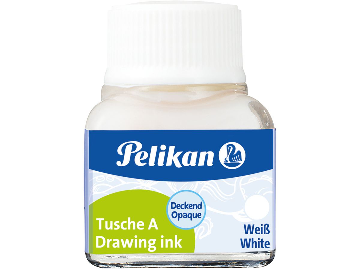 PELIKAN Encre de chine 10ml 523/18 blanc (4012700201676)