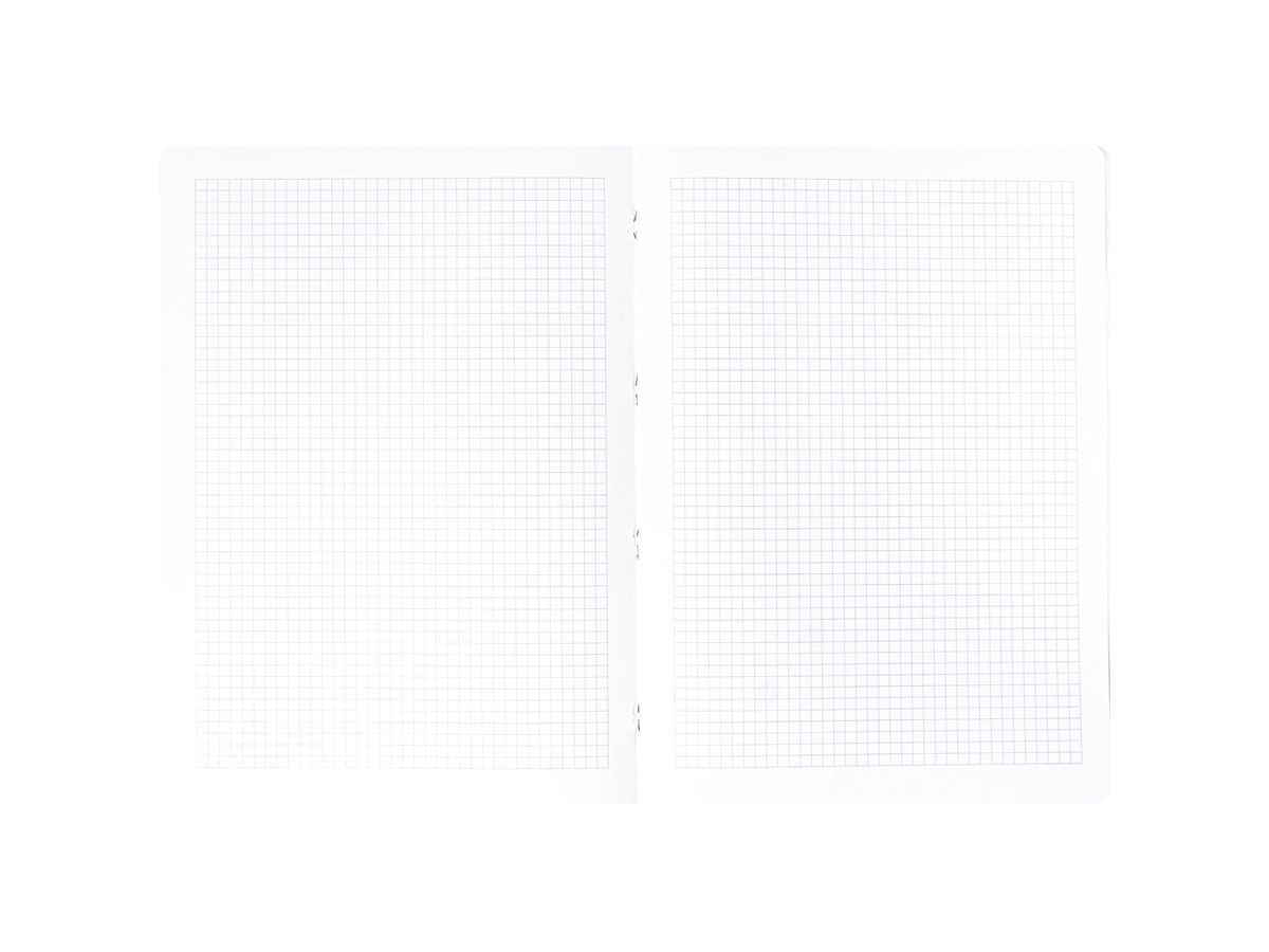 NOVOOO Pressspanheft rot A4 729793 5mm kariert, 80g,Rand 48 Blatt (9010729087023)
