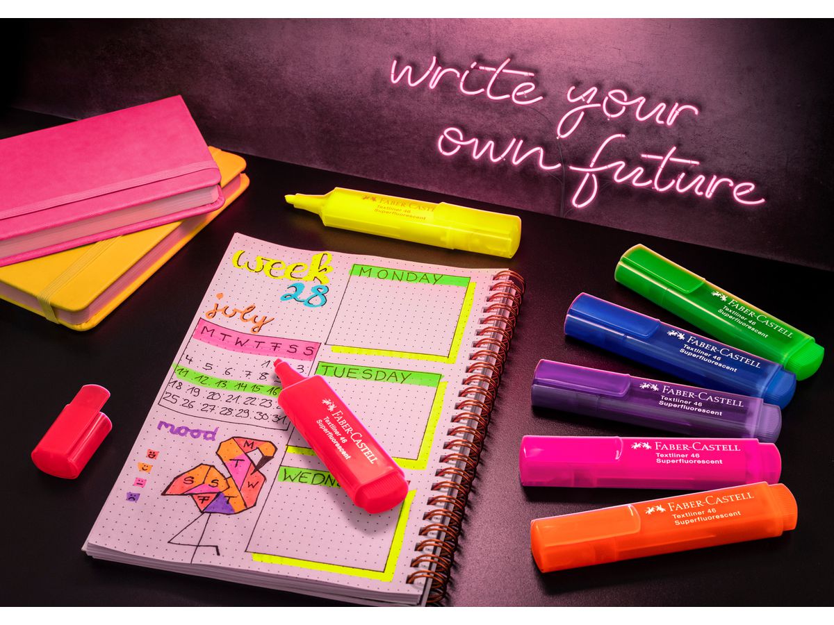 FABER-CASTELL Textliner TL 46 254601 8er Etui GenZ (4005402546015)