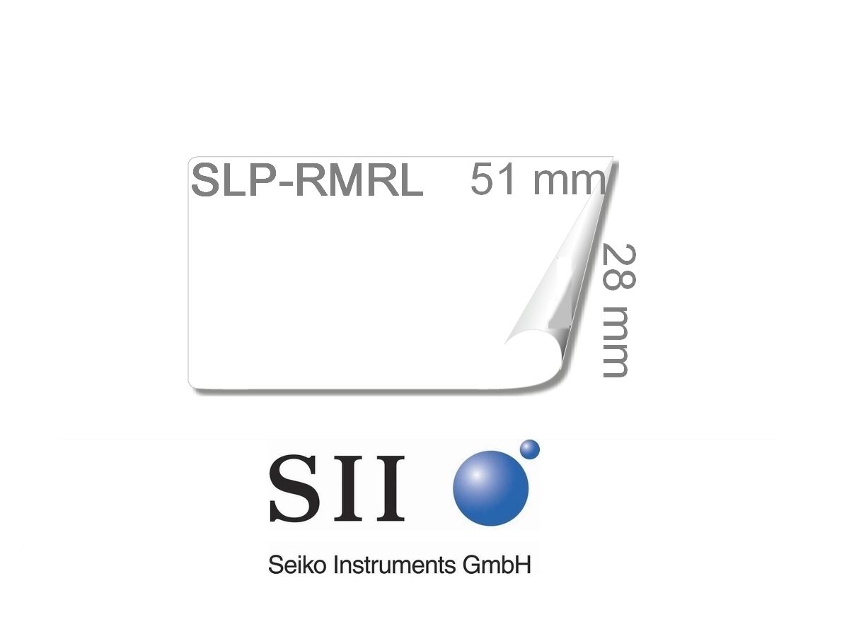 SEIKO a impiego multip.Etich.28x51mm SLP-RMRL bianco, removable 2x220 pezzi (0020963852270)