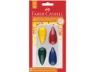 FABER-CASTELL Craie poire 120405 4 couleurs (4005401204053)