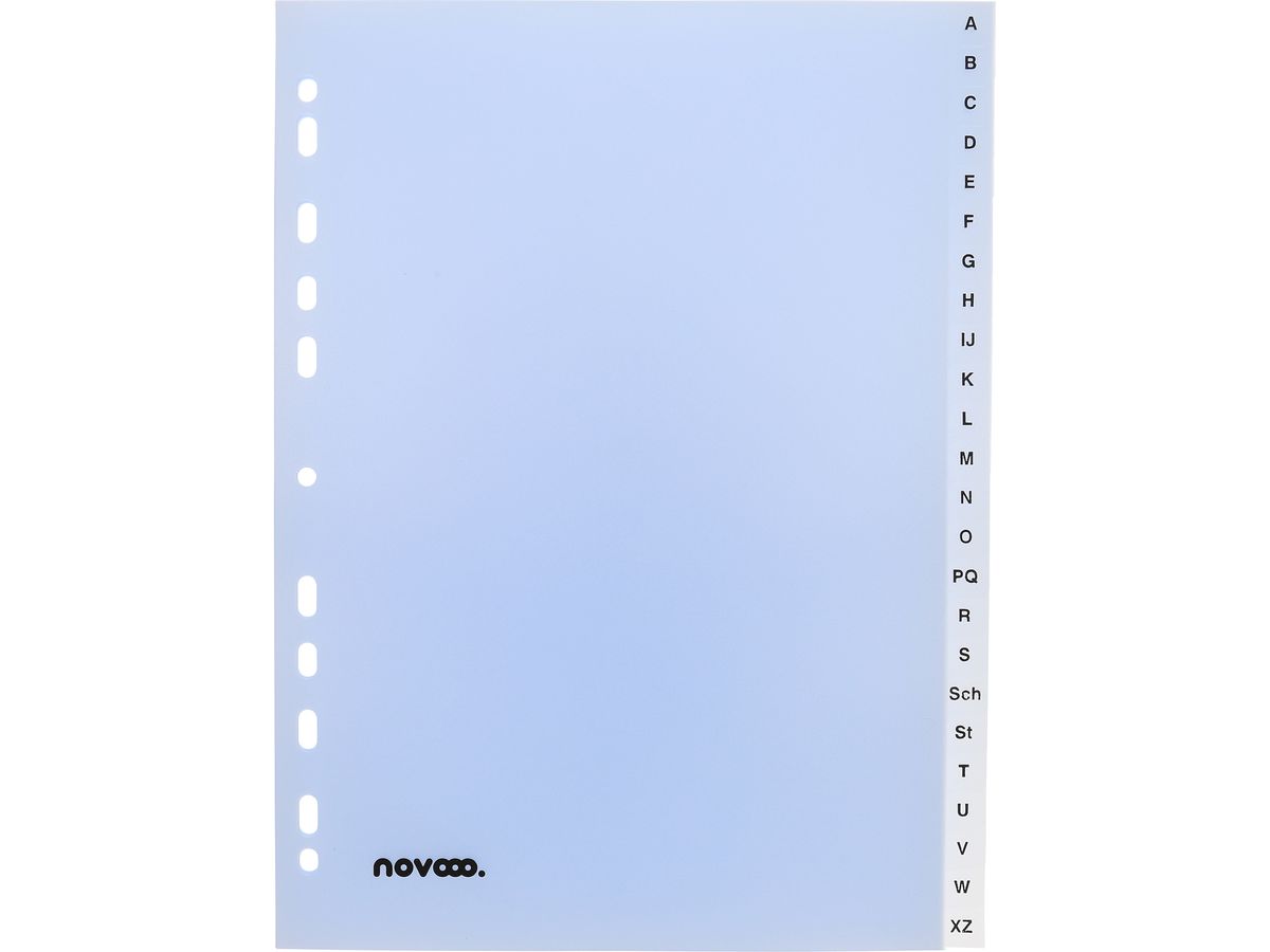 NOVOOO Répertoires PP A4 41007 transparent A-Z 24pcs. (9010729032719)