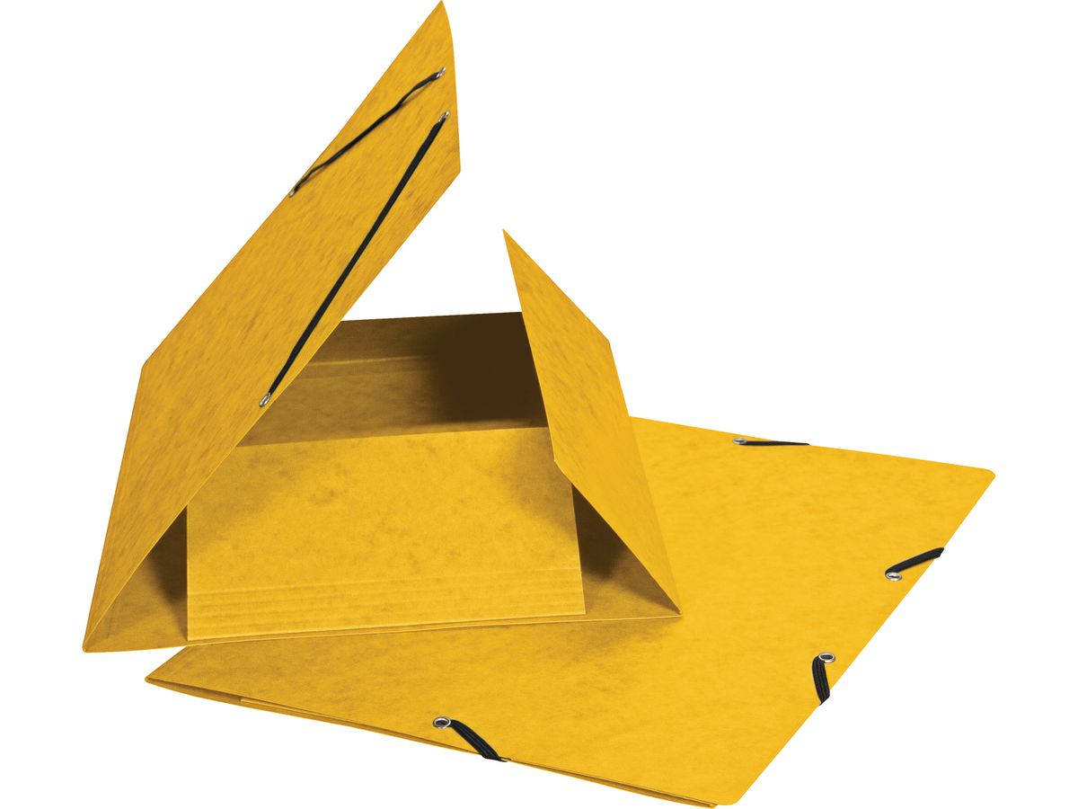 BIELLA Cartella con elastico A4 17840120U giallo, 355gm2 200 fg. (7611365322169)