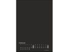 HEYE Bastelkalender 2026 22992+26 schwarz 21x29.7cm (9783756411443)