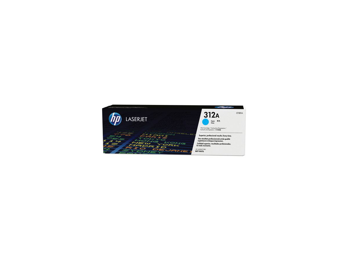 HP Modulo di toner 312A cyan CF381A Color LJ Pro M476 2700 p. (0887111367761)