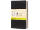 MOLESKINE Notizheft Cahier A6 704918 blanko, schwarz 3 Stück (9788883704918)