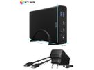 ICY BOX Ext. Gehäuse 2,5'' o. 3,5'' IB-382H-C31 USB 3.2 G2 integrierter Hub (4250078170556)