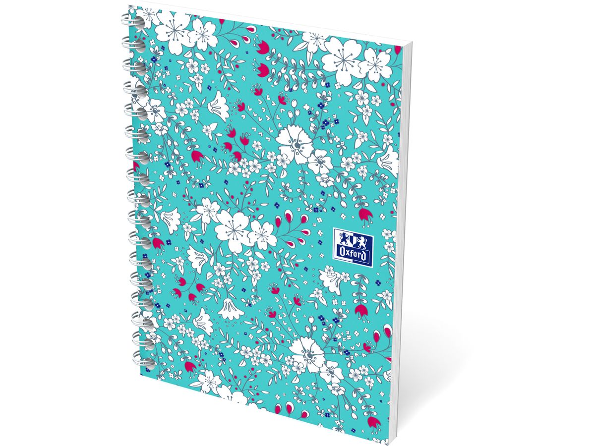 OXFORD Collegeblock ForMe Floral A6 400094826 kariert 5x5mm, 90g 50 Blatt (3020120113494)