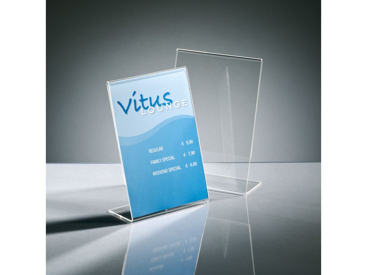 SIGEL Display table A5 TA212 transparent (4004360981791)