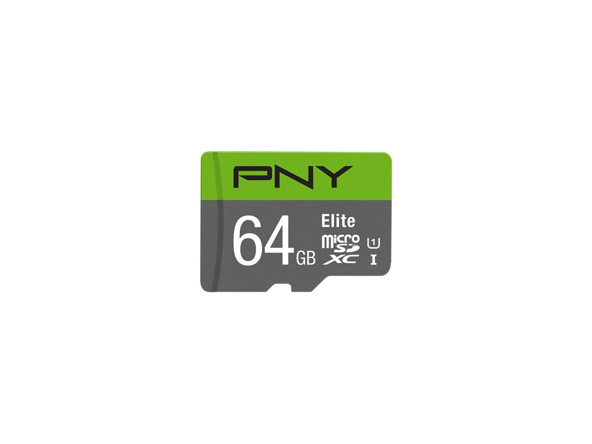 PNY micro-SDHC Elite 32GB P-SDU32GU185GW-GE UHS-I U1 & adapter (0751492593739)
