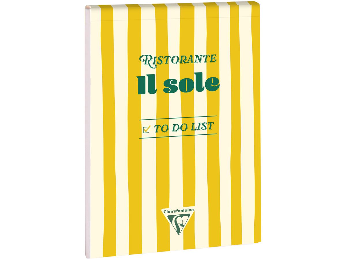 CLAIREFONTAINE Blocco DolceAmore A5 116270C lista ToDo giallo 52 paginas (3329681162706)