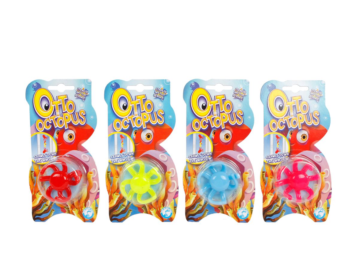 ROOST Window Sticker 621177 Otto Octopus 3 ass. (8713219446010)