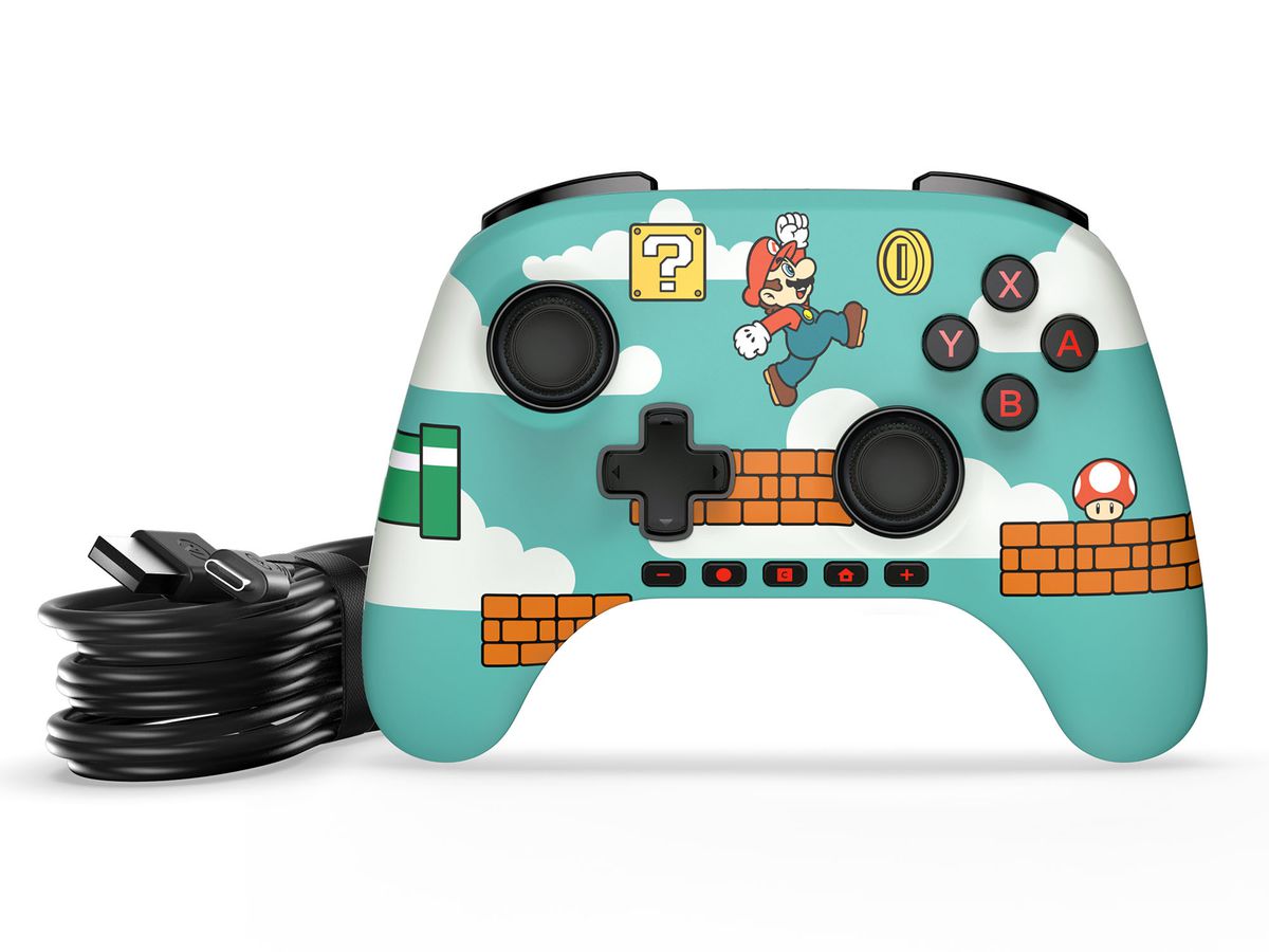 POWER A Advantage Wired Controller NSGP0527-01 NSW2, Mario Time! (0617885153518)