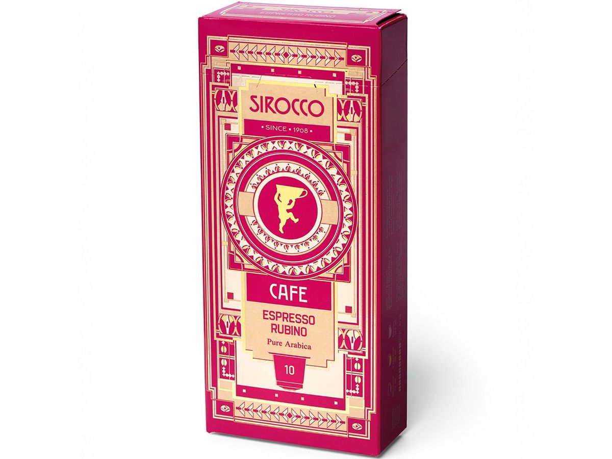 SIROCCO Capsule di caffè 2903 Espresso Rubino 10 pz. (7611864028036)