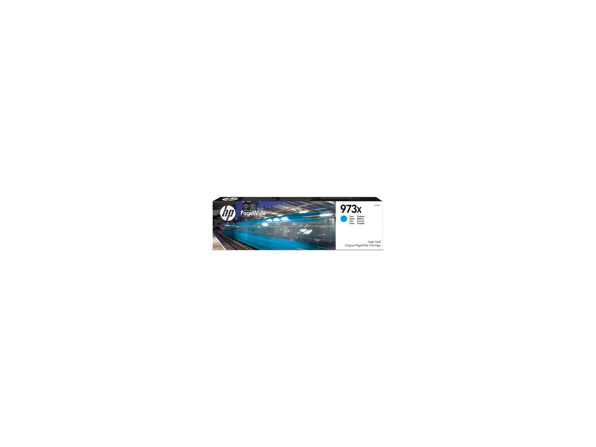 HP PW-Cartridge 973X cyan F6T81AE PageWide Pro 452/477 7000 p. (0889296544661)