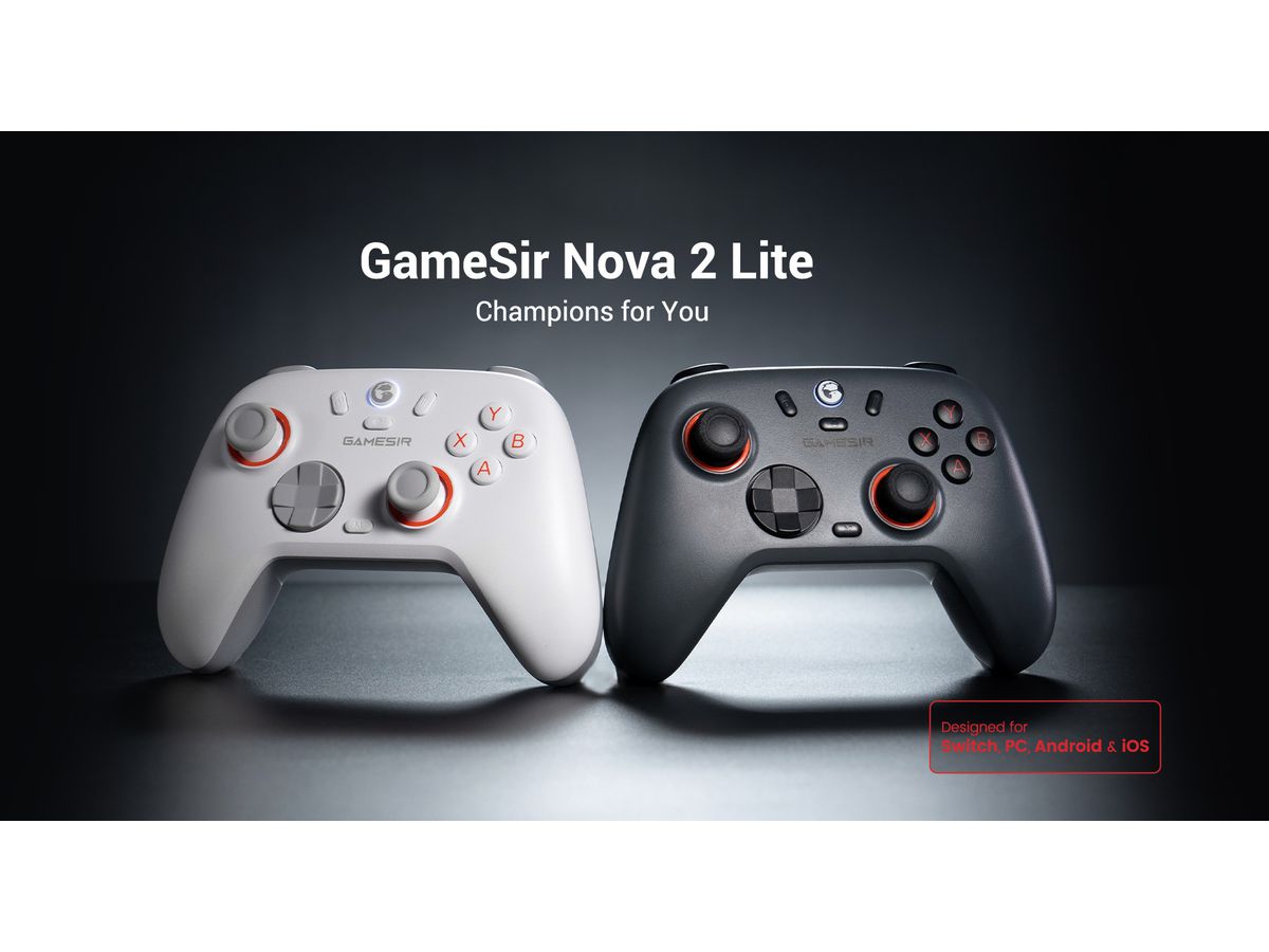 GAMESIR Nova2 Lite Controller GST4N2001B-1 Wireless , Multiplatform (6936685222540)