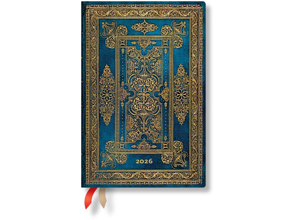 PAPERBLANKS Agenda Luxe Bleu 2026 DF0883-6 1S/2P HOR Mini HC FR 9.5x14cm (9780349708836)